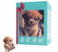 Generico 2025 New Ai Robot Dog - My Smart Realistic Robot Dog Puppy That Acts Like a Real Dogs, Interactive Plush Robots Dogs for Adults & Kids, Walking, Barking, Tail Wagging Pet Companion (#D)