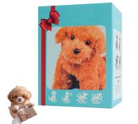 Generico 2025 New Ai Robot Dog - My Smart Realistic Robot Dog Puppy That Acts Like a Real Dogs, Interactive Plush Robots Dogs for Adults & Kids, Walking, Barking, Tail Wagging Pet Companion (#C)