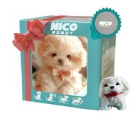 Generico 2025 New Ai Robot Dog - My Smart Realistic Robot Dog Puppy, That Acts Like a Real Puppy, Interactive Plush Robots Dogs, Robots Dogs for Walking, Barking, Tail Wagging, for Pet Lovers (B1)