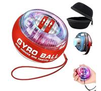 Generico 2025 New Auto-Start Wrist Trainer Ball,Vital wrist exerciser,Torque Ball,with Led Lights for Strengthen Arms,Fingers and Muscles Workouts (red,With light)