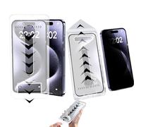 Generico 2025 New Invisible Screen Protector -Fingerprint-Proof Dust Free Without Bubbles, Hd/Privacy Tempered Glass Screen Protector, for Iphone 16 15 14 13 12 11 Pro Max (Privacy+HD Clear,12 pro)