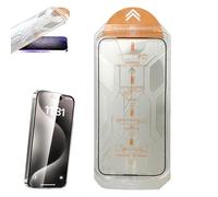 Generico 2025 New Invisible Screen Protector -Fingerprint-Proof Dust Free Without Bubbles, Tempered Glass Screen Protector for 16/15/14/13 Pro Max, Easy Installation (Privacy,for iPhone-15ProMax)