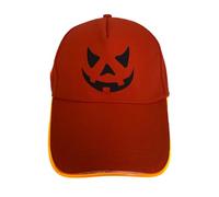 Generico 2025 NEW Jack-O’-Lantern Halloween Pumpkin Hat, Creative Pumpkin Baseball Cap with Lights, Scary Halloween Decoration (Teeth)