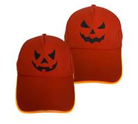 Generico 2025 NEW Jack-O’-Lantern Halloween Pumpkin Hat, Creative Pumpkin Baseball Cap with Lights, Scary Halloween Decoration (Smile)