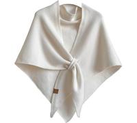 Generico 2025 New Pashmina Wraps for Women, Women’s Solid Color Shawl, For Casual (White)