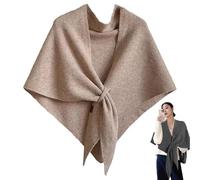 Generico 2025 New Pashmina Wraps for Women, Women's Solid Color Shawl, Cardigan Cape Wool, for Woman (Camel)