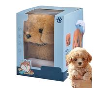 Generico 2025 New Robot Dog, Nicoo - My Realistic Robotic Puppy, Realistic Puppy, Electronic Interactive Stuffed Puppy Dog - Walking, Barking, Tail Wagging, Nicoo Puppy (Brown)