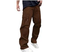 Generico 2025 Pantaloni Cargo Uomo da Lavoro in Softshell Slim Fit Jogging Arrampicata Passeggio Larga Taglie Forti Leggero Elastico Trekking Pantalone per All'aperto
