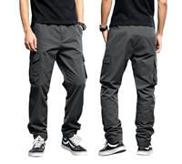 Generico 2025 Pantaloni Cargo Uomo di Sport da Jogging Leggeri e Traspiranti Casual Street Leggero Elastico Trekking Pantalone Allenamento per Campeggio, Pesca, Viaggi