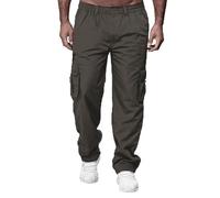 Generico 2025 Pantaloni da Lavoro Uomo Activewear Cargo Elasticizzati Leggeri Eleganti Hip Hop Gamba Larga Combattimento vestibilità Combat Multitasche Skinny Fit per Jogging All'aperto