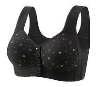 Generico 2025 Reggiseno Donna Comodo Cinghie Regolabili Intimo Invisible Bra Reggiseni con Scollatura a V Brassiere Palestra Senza Ferretto Copertura Totale