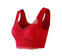 Generico 2025 Reggiseno Donna Comodo Cinghie Regolabili Scollo a V Bustino Push Up Bralette correzione della Postura Triangolo