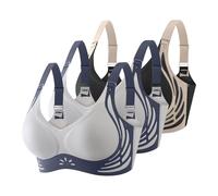 Generico 2025 Reggiseno Donna Seamless Cinghie Regolabili Intimo Invisible Bra Bralette Elasticizzato Bras correzione della Postura Modellante del Seno Biancheria Intima Reggiseni