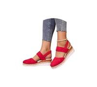 Generico 2025 summer new wide band closed toe sandals for womenOrthopedic Platform Wedge (1PCS/G, Adulto, Donna, 36, Numero, Sistema Taglie Calzature EU, Media)