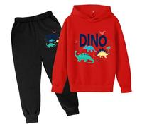 Generico 2025 Tuta Bambini Ragazzo Completo T Shirt Pantalone Ragazzi Felpa E Pantaloni da Jogging Top Kids Ragazze Abbigliamento Set di per Autunno Inverno Regalo
