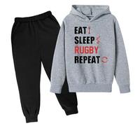 Generico 2025 Tuta Bambini Ragazzo Ragazzi Felpa Pullover Set Di Felpe Per E Bambine Cordinata Full Print Pantalone Top+Pantalone Ragazze 2 Pezzi Unisex Modelli Bambina Autunno Inverno Regalo