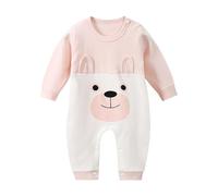 Generico 2025 Tuta Neonato Invernali con Pelliccia Bambini Pagliaccetto Cappuccio Invernale Snowsuit Romper Fleece Footed Jumpsuit Pram Cotone Manica Lunga Body Tute Calda per Bambina Ragazzo