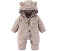 Generico 2025 Tuta Neonato Invernali Infant-And-Toddler-Bodysuit Snowsuit Bambino Bambina Denso Tutina in Pile Cotone Orsetto Set Invernale da Neve per Bambine e Bambini Ragazze 0-18 Mesi