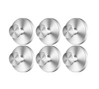Generico 2025 Upgraded Suction Cup Hooks for Wreaths on Glass, No Drill Towel Hooks Stainless Steel Waterproof Suction Cup Hooks, of Bathroom, Kitchen,Can Be Hung Towels, Bathrobes, Clothes (Silver)
