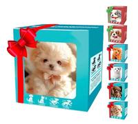 Generico 2026 Aggiornamento Cucciolo robot Nicoo, che si comporta come un vero cane, cane robot realistico alimentato a batteria, cammina, abbaia, scodinzola, intelligente per cuccioli AI (F)