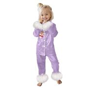Generico 2026 Bambini Carino Stampa Casual Comodo Set Manica Lunga Camicia Pantaloni Due Pezzi Abbigliamento Femminile per Piccole Principesse Eleganti