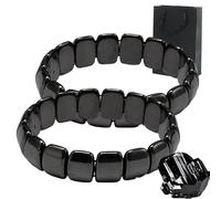 Generico 2026 Bracciale in Ematite Uomo, bracciale ematite hermios uomo, Braccialetto Regolabile in Ematites Magnetica, Favorisce Naturalmente Il Metabolismo E Ripristina La Vitalità (2, D)
