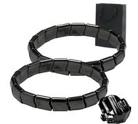 Generico 2026 Bracciale in Ematite Uomo, bracciale ematite hermios uomo, Braccialetto Regolabile in Ematites Magnetica, Favorisce Naturalmente Il Metabolismo E Ripristina La Vitalità (2, F)