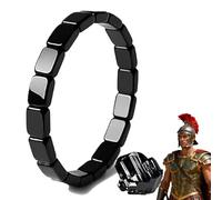 Generico 2026 Bracciale in Ematite Uomo, bracciale ematite hermios uomo, Braccialetto Regolabile in Ematites Magnetica, Favorisce Naturalmente Il Metabolismo E Ripristina La Vitalità (1, A)