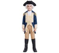Generico 2026 Costume da pirata per bambini, costume barocco, per ragazzi e ragazze, medievali, pirati, costumi di carnevale per bambini, pirata, storico marchese, spettacolo di ruolo 7i31