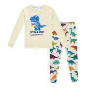 Generico 2026 da Casa per Bambini con Stampa Dinosauri a Maniche Lunghe e Pantaloni Abbinati per Ragazzi e Ragazze