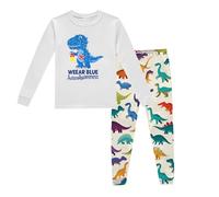 Generico 2026 da Casa per Bambini con Stampa Dinosauri a Maniche Lunghe e Pantaloni Abbinati per Ragazzi e Ragazze