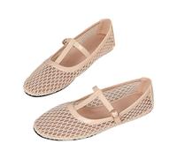 Generico 2026 da Donna, Eleganti, Traspiranti, comode, Slip-on estive, Scarpe da Ballo Sportive con Lacci, Scarpe da Ballerina Bianche, Scarpe Mary Jane Leggere Slip-on con Lacci