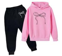 Generico 2026 Elegante Coordinato Due Pezzi per Ragazze con Stampa Floreale per Il Tempo Libero la Scuola e Le Occasioni Speciali