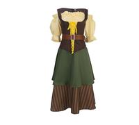 Generico 2026 Germania Oktoberfest Abito da Donna a Maniche Corte Abito da Birra Abito da Spettacolo sul palco Gonne Casual per Donna
