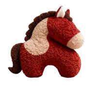 Generico 2026 Horse Stuffed Animal - Hugging Cute Doll Stuffed Horse Animals for Chinese Christmas Celebration Home Nursery Room Party Family Friends Kids Indoor Display Soft Plush Toy Gift