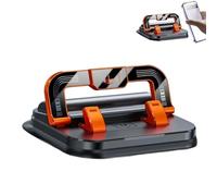 Generico 2026 New Car Phone Holder 360 Degree Rotation, Car Phone Holder 360 Degree Rotation, Durable One-Hand Operation, Suitable for Sedan/SUV, Navigation, Driving & Phone Mountin (Orange)