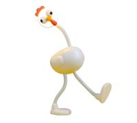 Generico 2026 New Cute Chicken Night Lights，Changeable Shape Funny Chicken Night Light，3 Level Adjustable DIY Shape Nights Ligh，for Bedroom Kitchen Hallway (White)