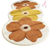 Generico 2026 NEW Cute Flower Bath Mat,Flower Pattern Non-Slip Washable Rugs Floor Mat, Machine Washable Rugs for Bedroom Hallway Bedside Study Living Rooms