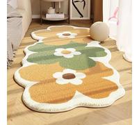 Generico 2026 NEW Cute Flower Bath Mat,Flower Pattern Non-Slip Washable Rugs Floor Mat, Machine Washable Rugs for Bedroom Hallway Bedside Study Living Rooms