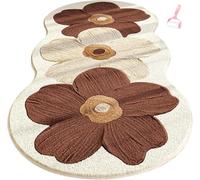 Generico 2026 NEW Cute Flower Bath Mat,Flower Pattern Non-Slip Washable Rugs Floor Mat, Machine Washable Rugs for Bedroom Hallway Bedside Study Living Rooms