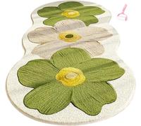 Generico 2026 NEW Cute Flower Bath Mat,Flower Pattern Non-Slip Washable Rugs Floor Mat, Machine Washable Rugs for Bedroom Hallway Bedside Study Living Rooms