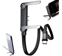 Generico 2026 New Invisible Holder Charger Cable with Stand, 240W Type-C to Type-C Fast Charge Cable with 360° Adjustable Metal Stand, 2 in 1 Foldable Holder Cables for Desk, Gaming, Office