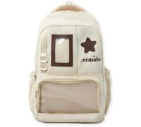 Generico 2026 New Kawaii Ita Backpack Japanese Style, Ita Backpack for Women, with Clear Display Window Cute Star, Y2K Goth Large Laptop Rucksack, Water,Design for Travel Commuters (Rose)