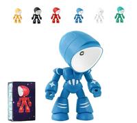 Generico 2026 New Lonely Robot Cartoon Cute Robot Design Companion Table Light, Mini Creative Robots Tablellamp, Unique Led Mini Night Light, Posable Body Bot Style, a Unique Companion (Blue)