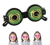 Generico 2026 New Winking Glasses with Winking Eyes, Kinetic Crazy Eyes Glasses, Pull-String Blinking Crazy Glass for Kids and Adults (C)