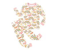 Generico 2026 Set da Bambina con Maniche Lunghe e Pantaloni Casual Ideale per Giocare Ogni Giorno Abbigliamento Femminile Comodo