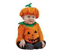 Generico 2026 Set Halloween per Bambini Zucca Morbida Pile Maglietta Maniche Lunghe Cappello 2 Pezzi Costume Neonato Ragazzo (Orange, 12-18 Months)