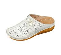 Generico 2026 Solid Mules Heel Sandals Open Toe Slip On Casual Summer Shoes