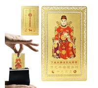 Generico 2027 Good Luck Card - Year Of The Goat | Metal Copper Keepsake