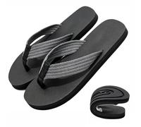 Generico 2027 Middle Finger Flip Flops, Funny Non Slip Five Finger Shoes Women, Red Flip Flops for WomenNovelty Gift, for Beach Pool Parties (Gray,9.5-10 Women/8.5-9 Men)